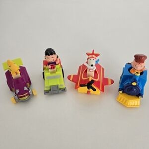 Peanuts McDonald's Happy Meal Toy Vehicle Set 1989